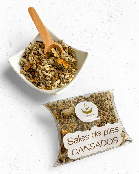 Sales de pies cansados
