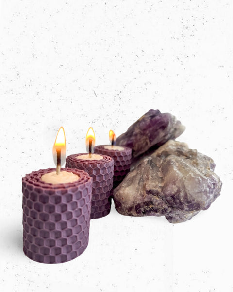 7 Velas Intenciona tus metas 4x3cm.