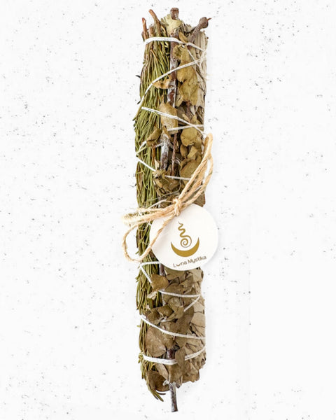 Sahumerio eucalipto, romero y salvia 16cm.