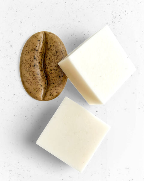 Juego de 3 Jabones coco y café