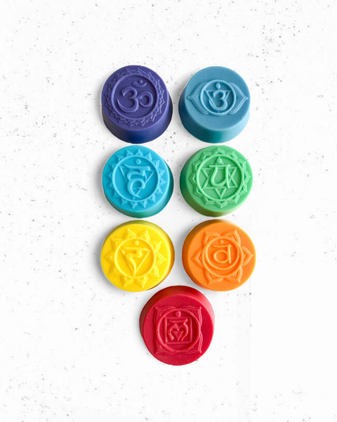 Juego de 7 jabones 7 chakras
