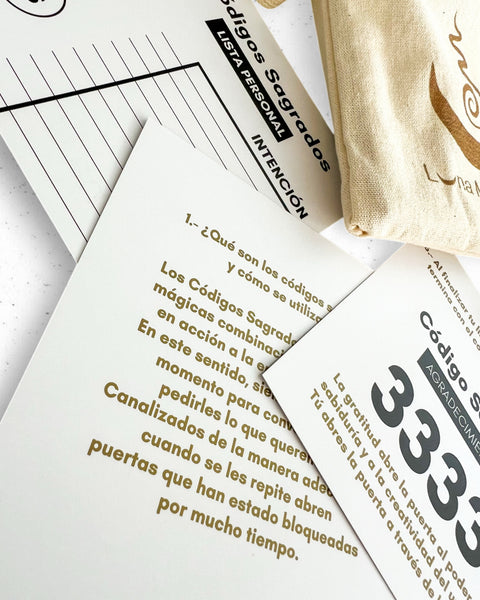 Guía de uso Códigos Sagrados